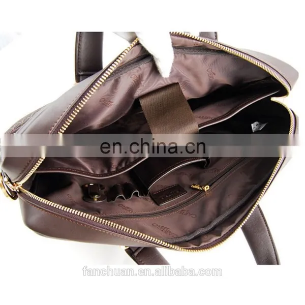 Men Fashion PU Leather Laptop Bag photo-6