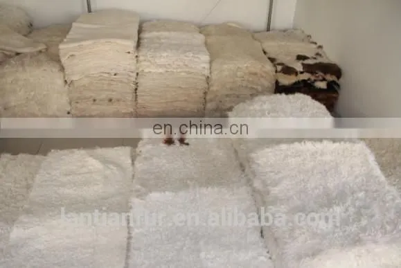 Beautiful Mongolian Lamb Fur Plates/High Quality Tibet Lamb Fur Plates photo-4
