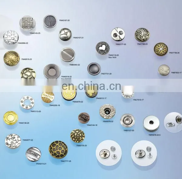 Kam Fancy Alloy Garment Designer Jean Buttons photo-2