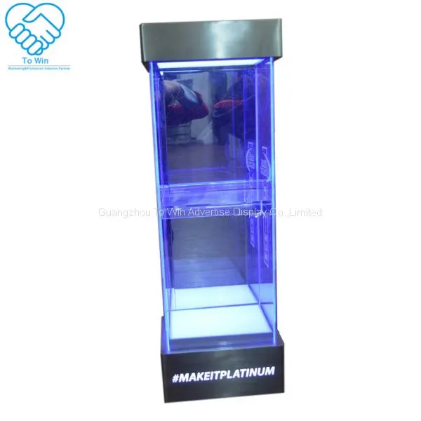 Floor Standing Metal Wire Mesh Wine Bottle Display Rack Wine Show Case photo-2