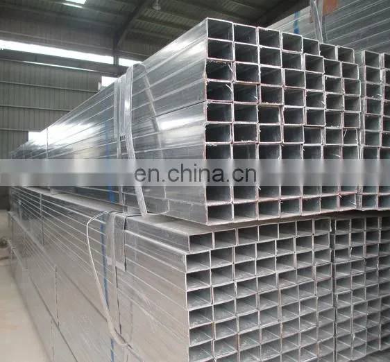 100*100 Galvanized Steel Square Tube Tubing / Hollow Section Steel Pipe photo-6