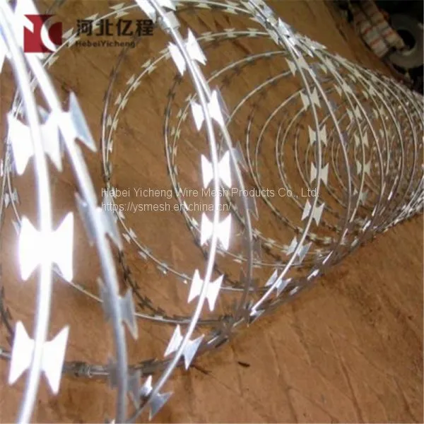 BTO&CBT Anti-rust Galvanized Concertina Razor Wire/Razor Barbed Wire/Razor Wire photo-2