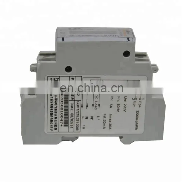 RS 485 /Modbus -RTU KWH Energy Meter DIN Rail Single -phase Energy Meter 1.0 Class TS35mm Giude Rail Meter photo-6