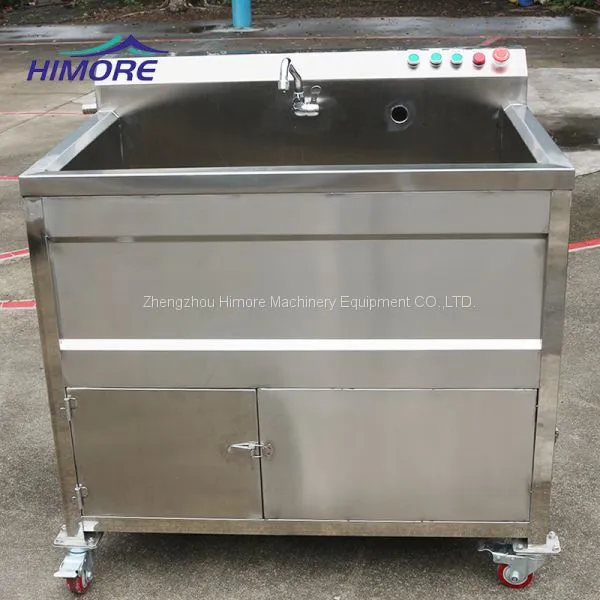 Automatic Vegetable Fruit Disinfection Washing Machine Bubbles Cleaning Machine photo-2