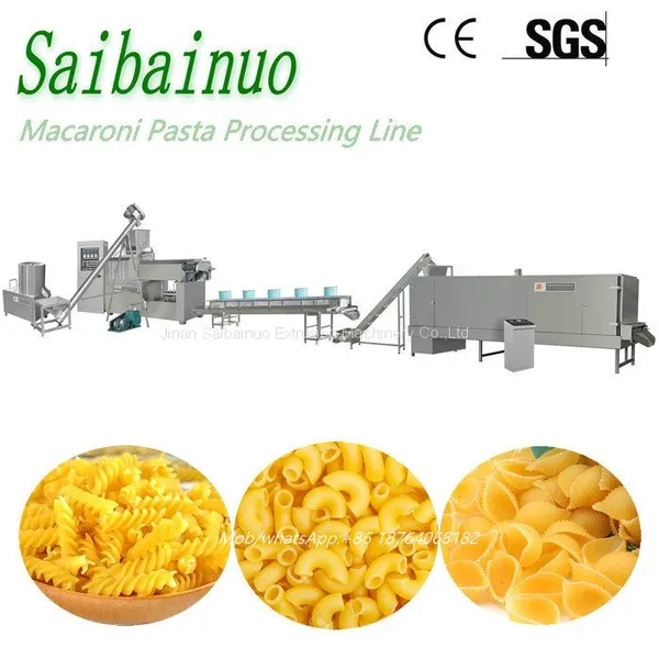 Fully Automatic macaroni Pasta processing machine