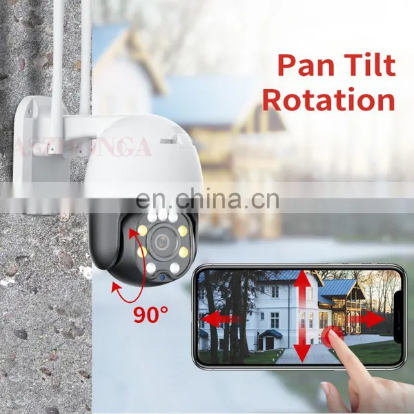 5MP IP Camera Wireless 4G 4X Zoom Security Outdoor PTZ HD CCTV Dome Surveillance Cam Motion Tracking CamHipro photo-5
