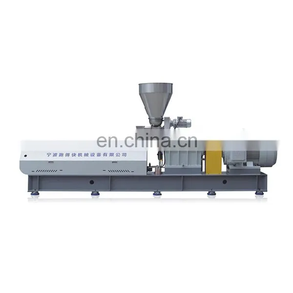 China Professional Manufacture Plastic Twin Machine Screw Extruder For Plastic Bag