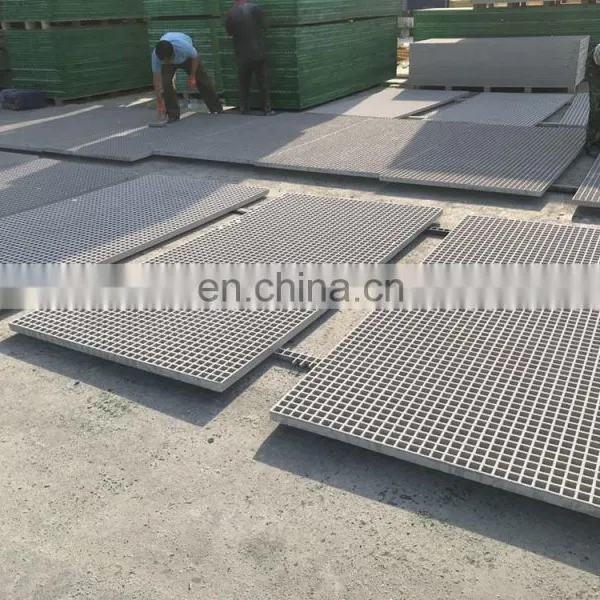 Factory Supply Anti Slip Molded 38mm Square Mesh Fiberglass Grating photo-4