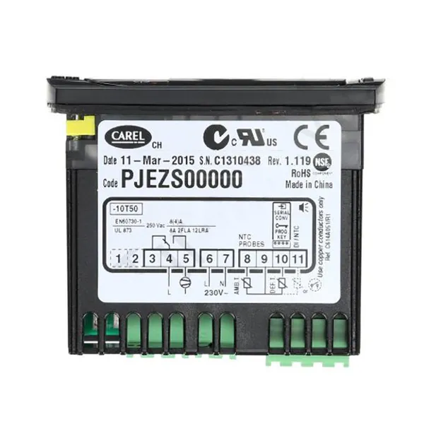 Carel Refrigeration Thermostat PJEZY0H000 Cold Storage Controller photo-3
