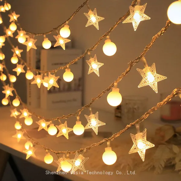 Globe Festoon LED String Lights - Waterproof for Wedding Christmas Outdoor Garden Wholesale Supplies photo-2