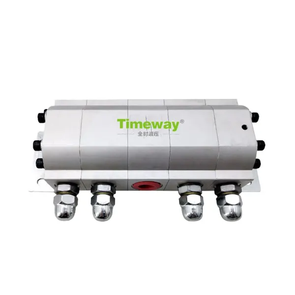 FMA Hydraulic Synchronous Motor FMA-4R2.1 4 Sections 3 Sections Desktop Hydraulic Gear Flow Divider Synchronous Valve Cylinder