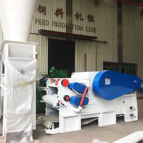 JW New 220V Remote Control Wood Crusher Machine Used for Farm Wood Production With Gear Engine Bearing Sawdust & Wood Chips photo-4