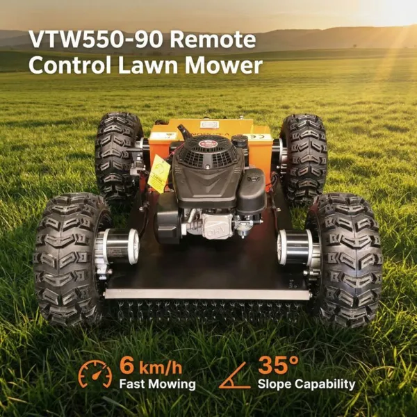Vigorun VTW550 Robot Auto Lawn Mower Time-Saving & Labor-Saving Lawnmower Remote Control for Farmland