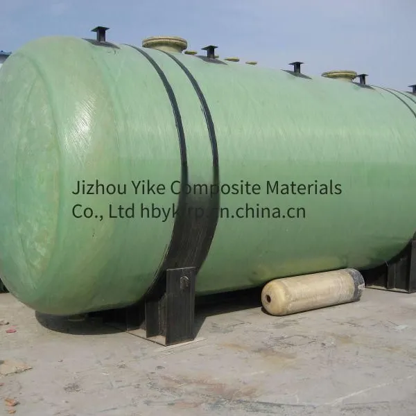 Fiberglass Reinforced Plastic Horizontal Storage Tank