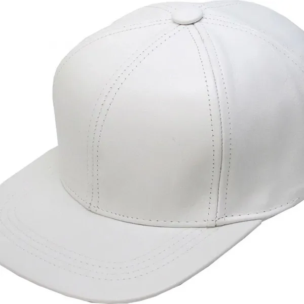 Solid PU Leather Flat Brim Snapback Baseball Cap Blank Plain Hip Hop Street Hat Custom Embroidery Logo Wholesale for Men Women photo-5