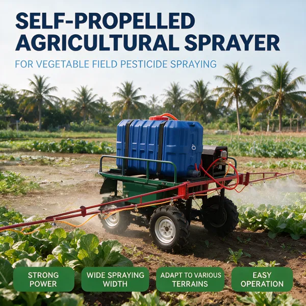 Autonomous Agricultural Crop Sprayer Electric Remote Driven Spraying Machine