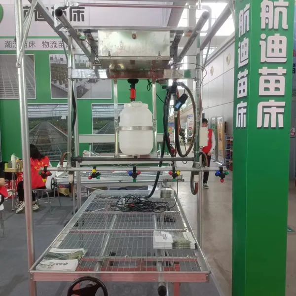 Rolling Bench Greenhouse Seedbed System, Hot-Dip Galvanized Structure for Vegetable Seedling and Flower Cultivation