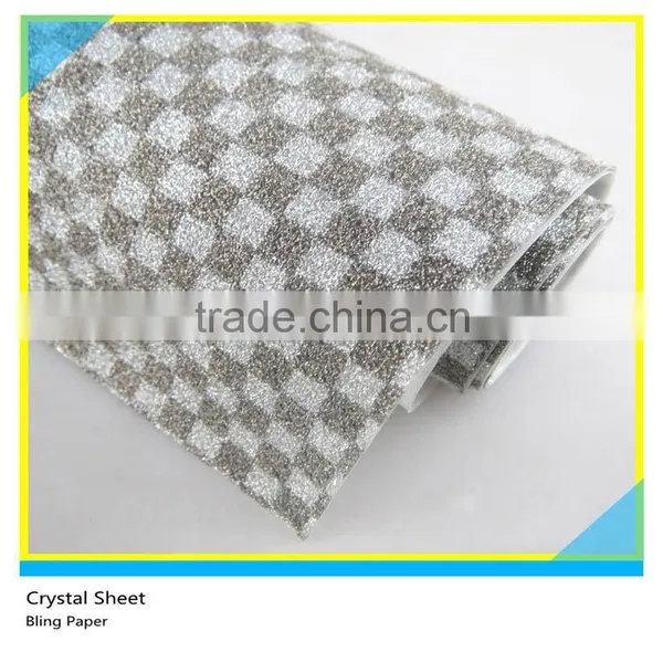 24*40 cm Siam Beads Mix Crystal Rhinestone Clear Glue Mesh Sheets Wholesale photo-4