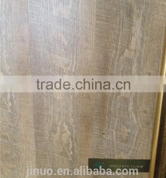 European Canada American Designd 7mm Indoor Wood Plastic Composite WPC Floor Pvc Floor photo-2