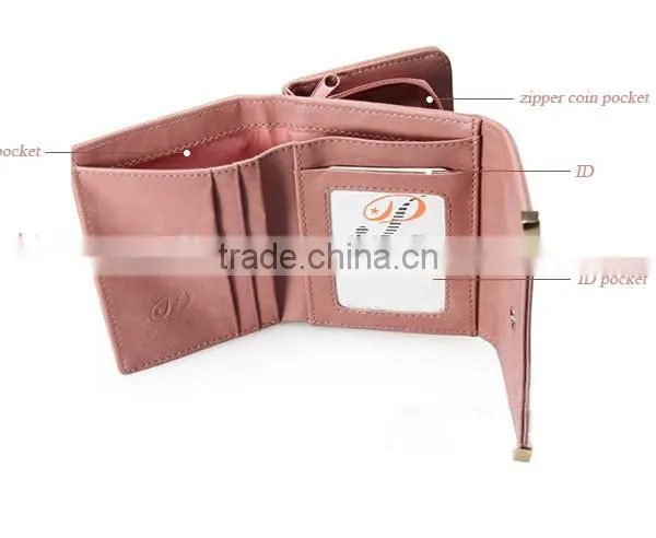 Vintage Genuine Leather Short Women Wallet photo-6