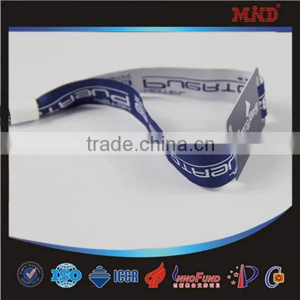 MDW205 Free Samples Cheap Custom Festival RFID Woven Fabric Wristband on Sale photo-4