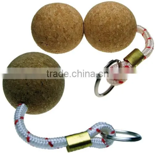 Floating Cork Ball Keyrings photo-3