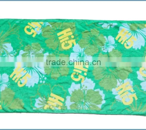 Gym Towel Made In China Velour Reactive Printing photo-2
