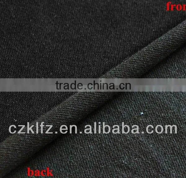 Black Heavy Cotton Polyester Knitting Denim photo-2