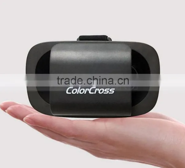 Super Mini 3D VR Headset Virtual Reality VR Glasses Case For 4.0-6 Inch Smartphone photo-6