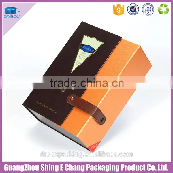 Professional Printing Artwork Luxury Gift Wine Box With Liner Fabric photo-5
