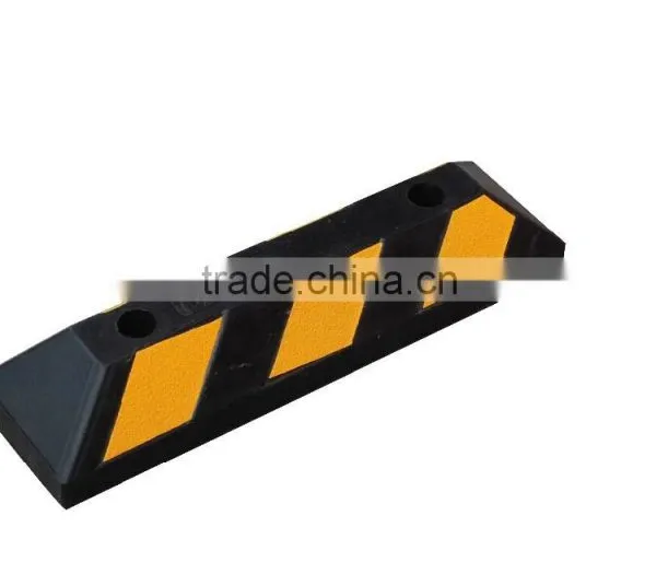 Perfect Parking Lots Solution Economy Solid Rubber Car Stop photo-5