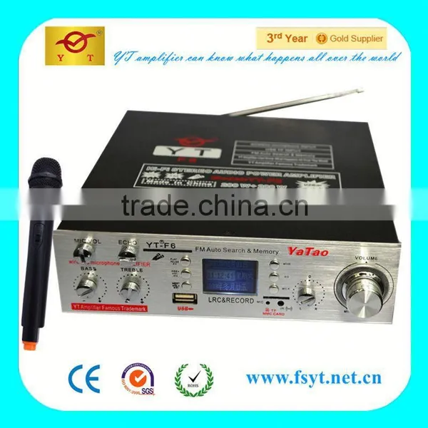 Subwoofer Plate Amplifier YT-F6 With Karaoke