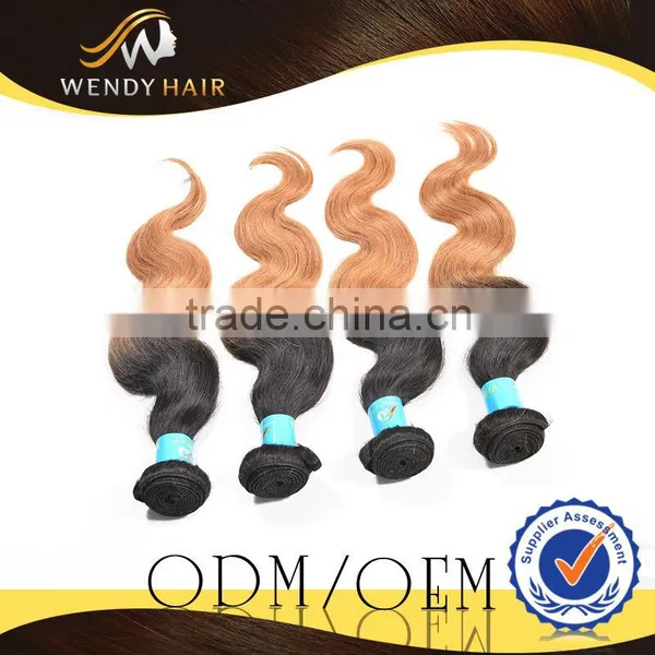 8a Ombre Color 12in- 30in Indian Virgin Remy Body Wave Hair Extension photo-4