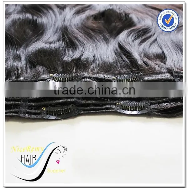 Cheap 100% Human Hair Clip in Hair Extension100% Human Hair Best Selling photo-2