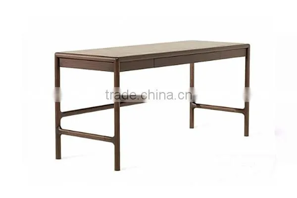 Solid Wood Desk Heavy-duty Office Desk Computer Desk Elegant Design photo-3