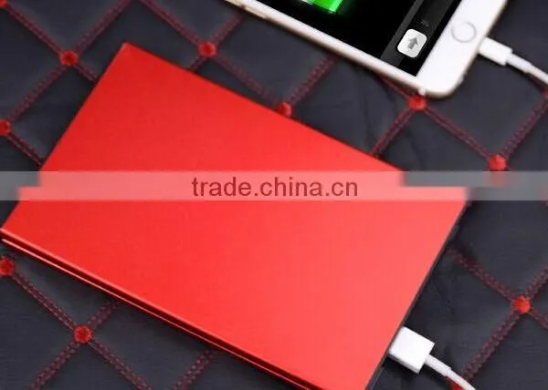 AWC834 2a Charger 12mm Ultrathin 20000mah Metal Dull Polish 2 Power Bank Charger Usb photo-6