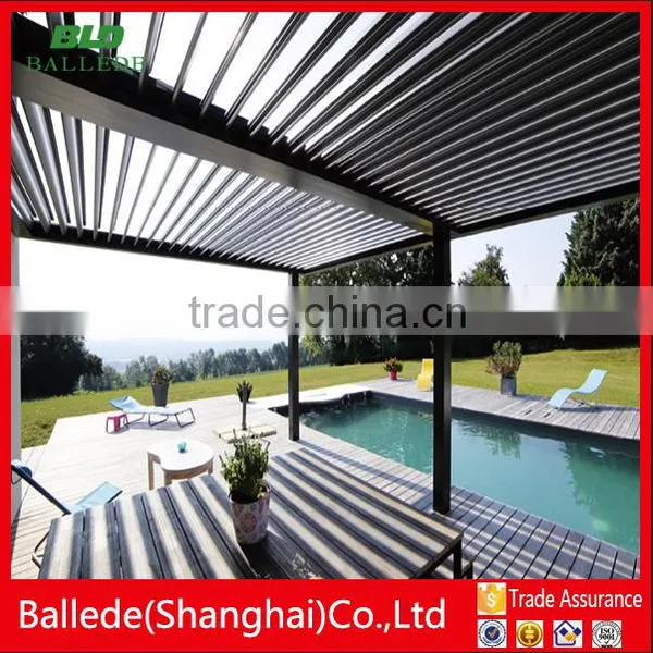 Weatherproof Roof Louvre Pergola With Rain Sensor photo-2