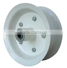 High Quality Manufacturer Rubber Tire 13 x 4 - 6 Wheels and Axels photo-2