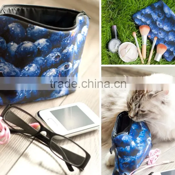 Digital Print Modern Fashion Usa Sexy Ladies Plumaje Cosmetic Bag Quality Choice photo-2