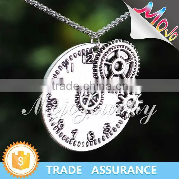 Free Sample Necklace Animal Shape Circle Pendant Necklace photo-5