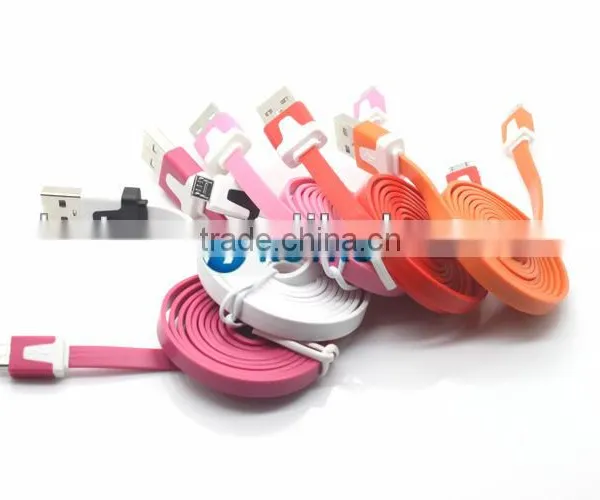 USB Data Flat Micro USB Cable for Samsung Galaxy S3 /S4 /HTC