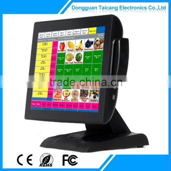 ATOM D2550 N2800 J1900 1037U CPU 15" Pos Touch Screen Monitor For Pos Machine photo-4