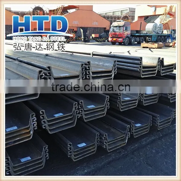 Japanese Standard SY295 U-shaped Steel Sheet Pile