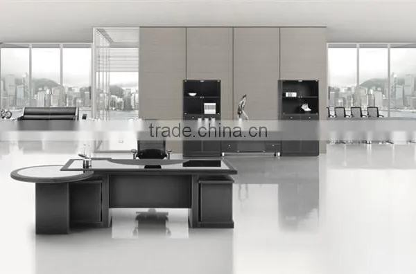 MT-32 Glass Table Wood Pvc Office Table Office Desk Set Executive Office Desk photo-6