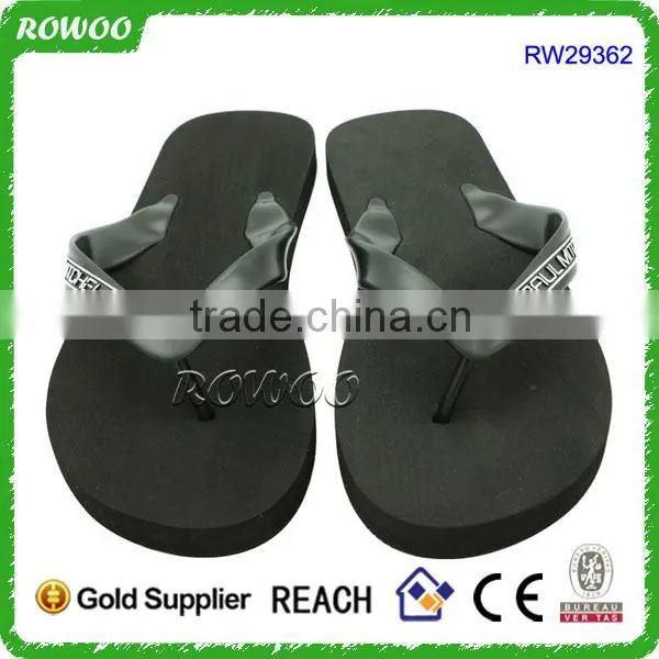 EVA Foam Rubber Beach Flip Flops,men Indoor Black Flip Flops photo-3