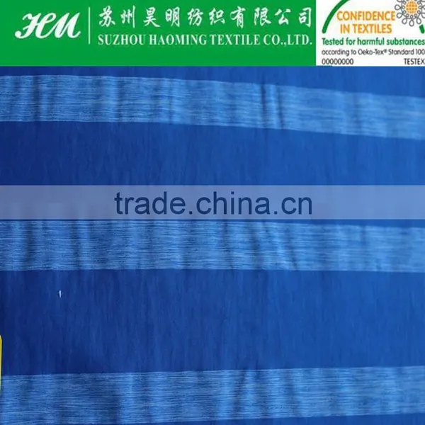 380t Nylon Polyester Stripe Interwoven Fabric