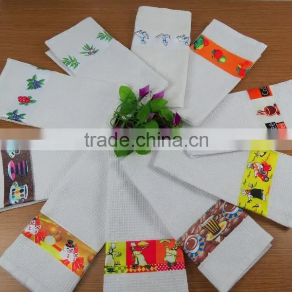 Wholesale Cotton White Linen Tea Towel photo-3