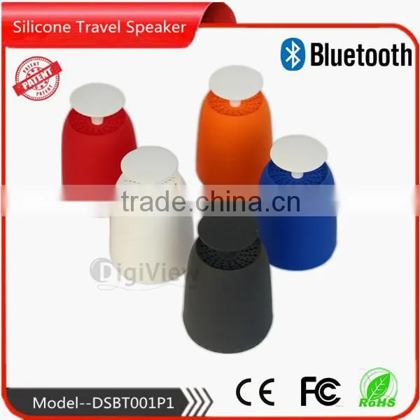 Unique Silicone Portable Bluetooth Speaker for All Smart Phones With Line In Function photo-5