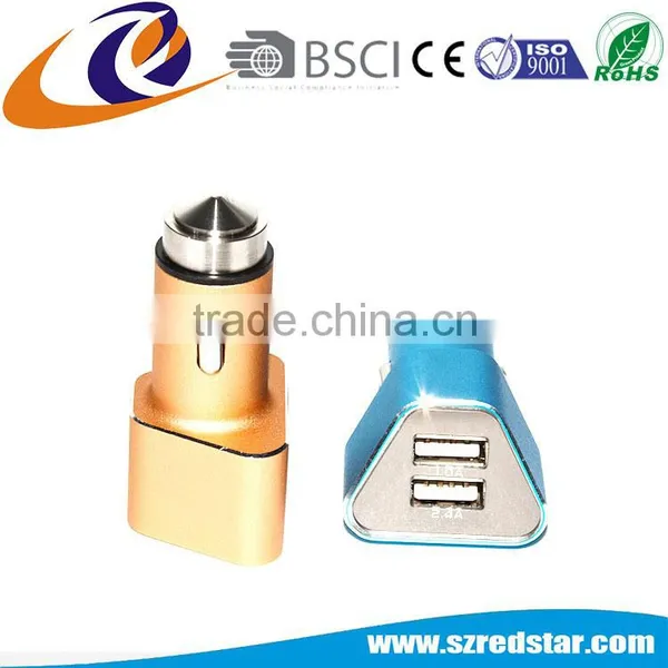 Hot Sales ! Metal Bullet Electric Dual Car Charger photo-4