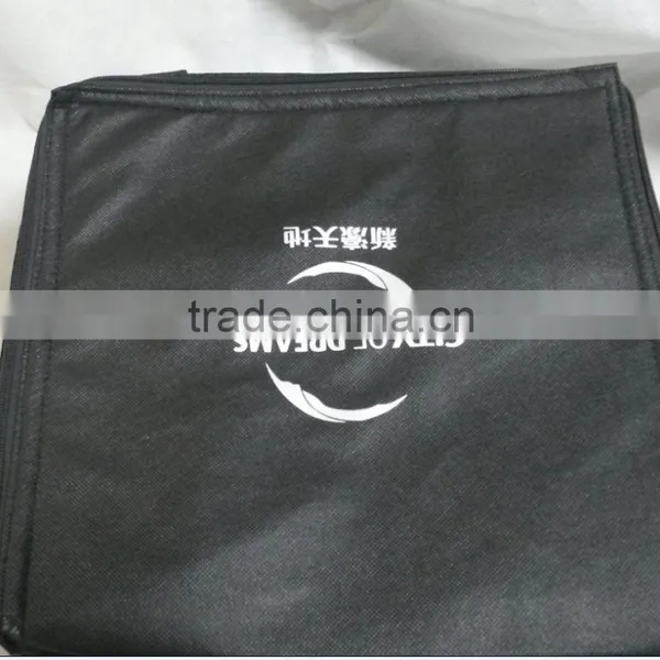 420 Diamond Weave Polyester 14 Can Insulated Cooler Bag photo-2